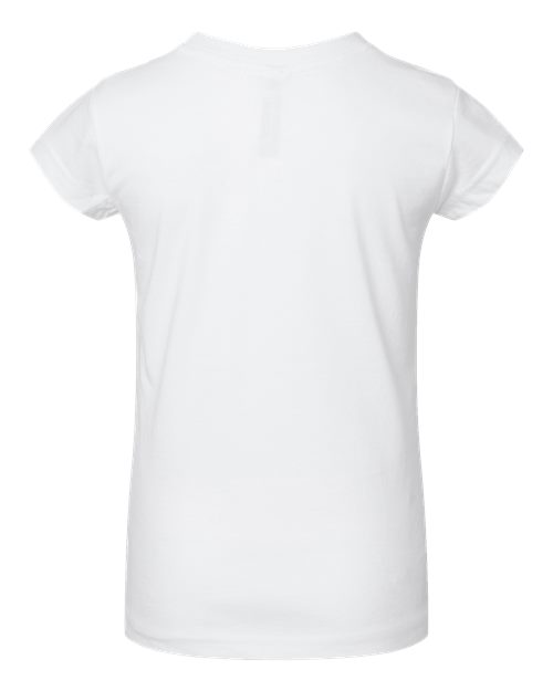 Rabbit Skins 3316 Toddler Girls' Fine Jersey T-Shirt #color_WHITE