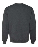 Jerzees 4662 Adult Super Sweats NuBlend Fleece Crew #color_BLACK HEATHER