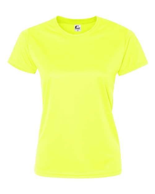 C2 Sport 5600 Women’s Performance T-Shirt #color_Safety Yellow