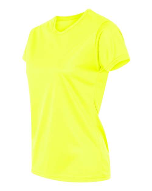 C2 Sport 5600 Women’s Performance T-Shirt #color_Safety Yellow