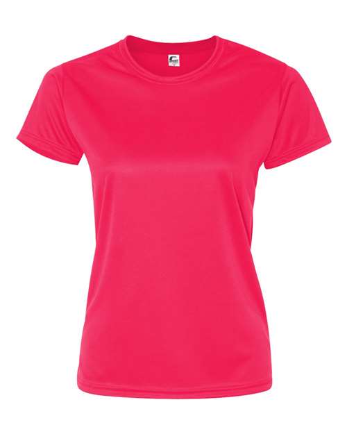 C2 Sport 5600 Women’s Performance T-Shirt #color_Hot Coral