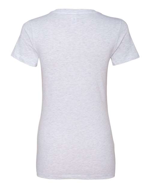 Bella + Canvas B6035 Ladies' Jersey Short-Sleeve Deep V-Neck T-Shirt #color_ASH