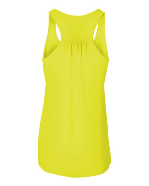 Bella + Canvas B8800 Ladies' Flowy Racerback Tank #color_NEON YELLOW