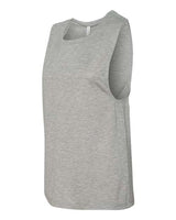 Bella + Canvas B8803 Ladies' Flowy Scoop Muscle Tank #color_ATHLETIC HEATHER