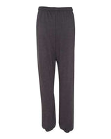Bella + Canvas 3737 Unisex Sponge Fleece Long Scrunch Pant #color_DK GREY HEATHER