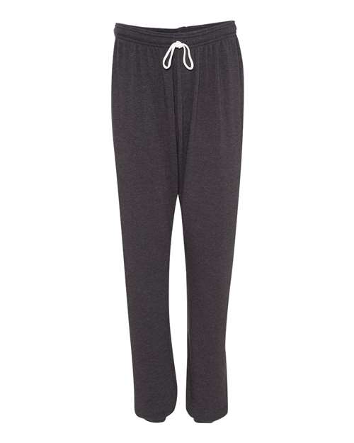 Bella + Canvas 3737 Unisex Sponge Fleece Long Scrunch Pant #color_DK GREY HEATHER