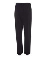 Bella + Canvas 3737 Unisex Sponge Fleece Long Scrunch Pant #color_BLACK