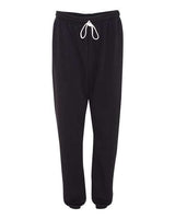 Bella + Canvas 3737 Unisex Sponge Fleece Long Scrunch Pant #color_BLACK