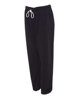 Bella + Canvas 3737 Unisex Sponge Fleece Long Scrunch Pant #color_BLACK