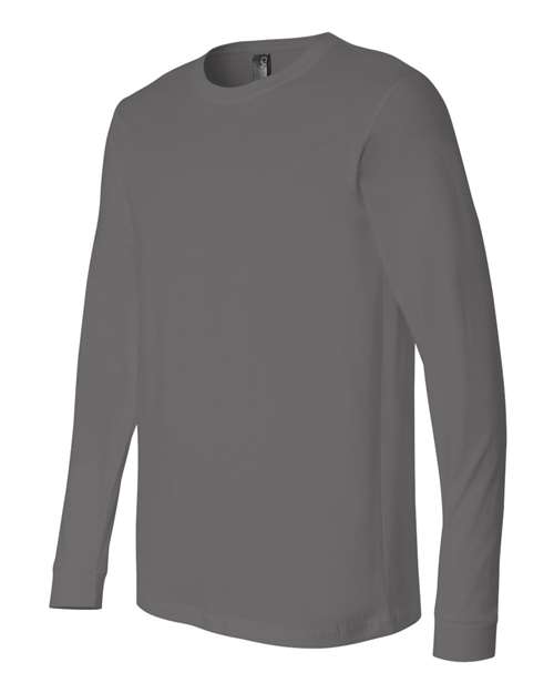 Bella + Canvas 3501 Unisex Jersey Long-Sleeve T-Shirt #color_ASPHALT