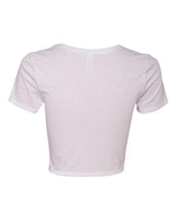 Bella + Canvas 6681 Ladies' Poly-Cotton Crop T-Shirt #color_WHITE