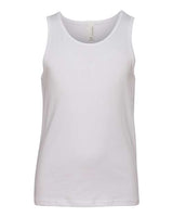 Bella + Canvas 3480Y Youth Jersey Tank #color_WHITE