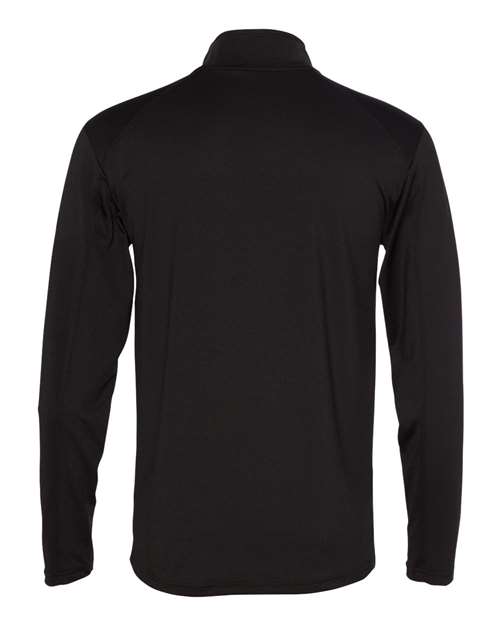 Badger 4280 Lightweight Quarter-Zip Pullover #color_Black