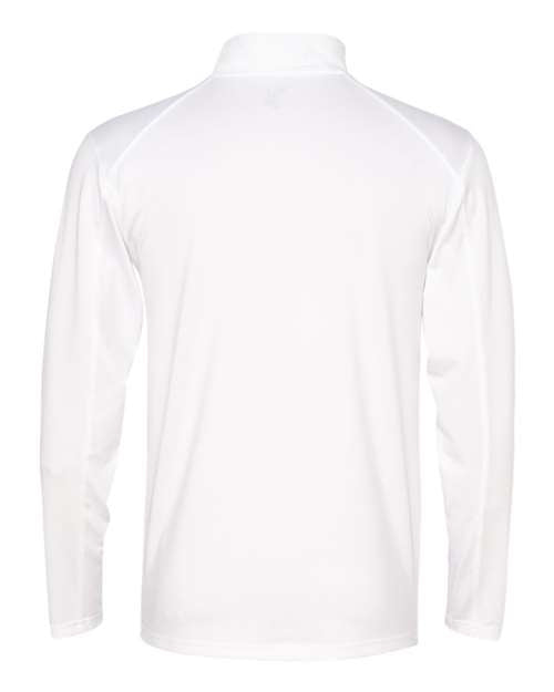 Badger 4280 Lightweight Quarter-Zip Pullover #color_White