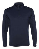 Badger 4280 Lightweight Quarter-Zip Pullover #color_Navy