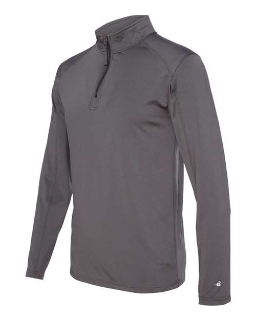 Badger 4280 Lightweight Quarter-Zip Pullover #color_Graphite