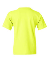 Gildan G500B Youth Heavy Cotton T-Shirt #color_SAFETY GREEN