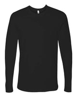 Next Level N3601 Men's Cotton Long-Sleeve Crew #color_BLACK