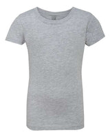 Next Level N3710 Youth Girls Princess T-Shirt #color_HEATHER GRAY