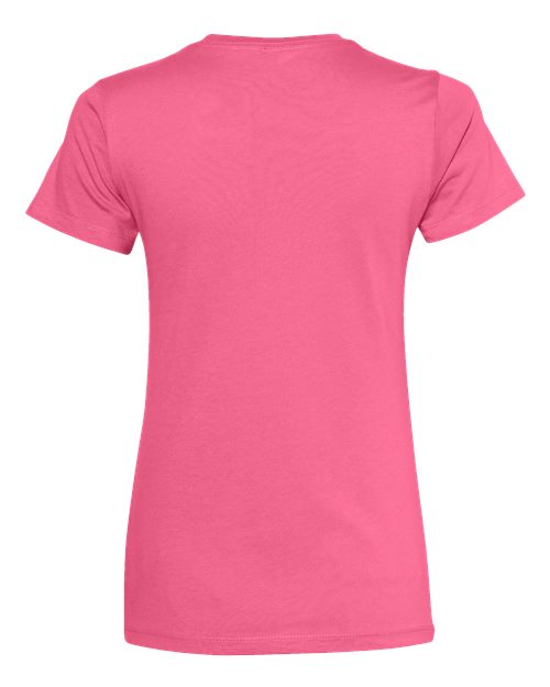 Next Level N3900 Ladies' Boyfriend T-Shirt #color_HOT PINK