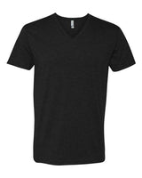 Next Level 6240 Men's CVC V-Neck T-Shirt #color_BLACK