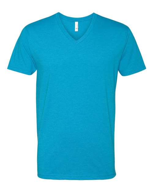 Next Level 6240 Men's CVC V-Neck T-Shirt #color_TURQUOISE