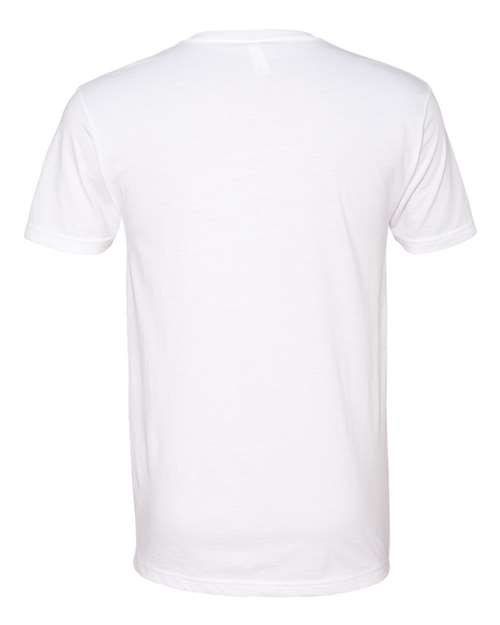 Next Level 6240 Men's CVC V-Neck T-Shirt #color_WHITE
