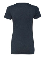 Next Level 6640 Ladies' CVC Deep V-Neck T-Shirt #color_MIDNIGHT NAVY