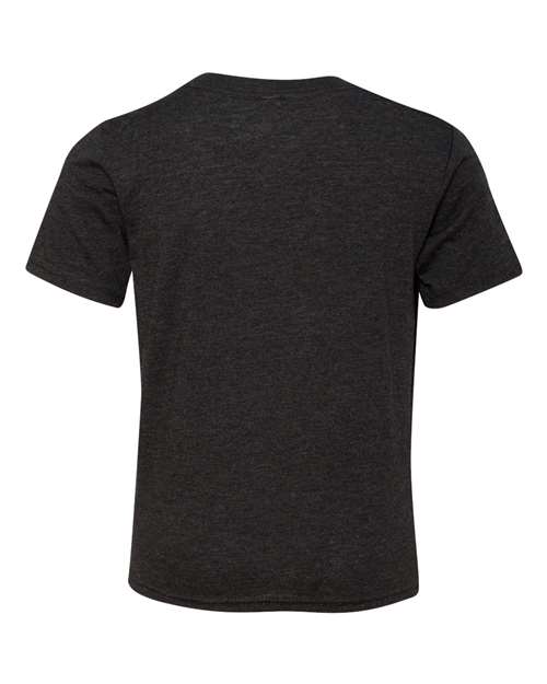Next Level N6310 Youth Triblend Crew #color_VINTAGE BLACK