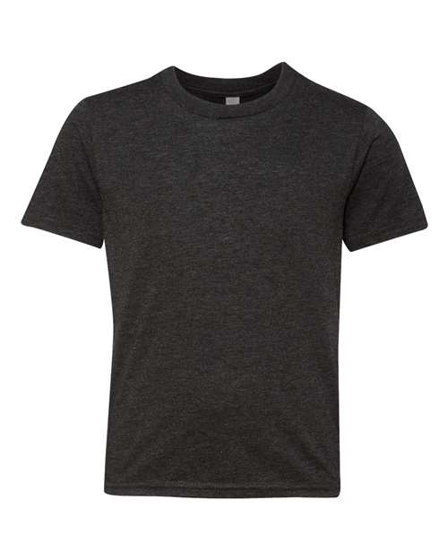 Next Level N6310 Youth Triblend Crew #color_VINTAGE BLACK