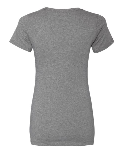 Next Level 6610 Ladies' CVC T-Shirt #color_DARK HTHR GRAY
