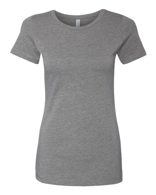 Next Level 6610 Ladies' CVC T-Shirt #color_DARK HTHR GRAY