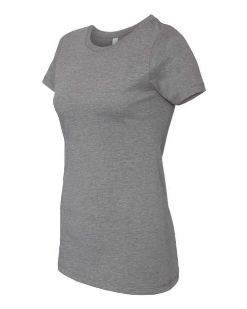 Next Level 6610 Ladies' CVC T-Shirt #color_DARK HTHR GRAY