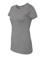 Next Level 6610 Ladies' CVC T-Shirt #color_DARK HTHR GRAY