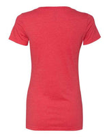 Next Level 6640 Ladies' CVC Deep V-Neck T-Shirt #color_RED