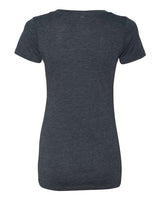 Next Level 6740 Ladies' Triblend Deep V #color_VINTAGE NAVY
