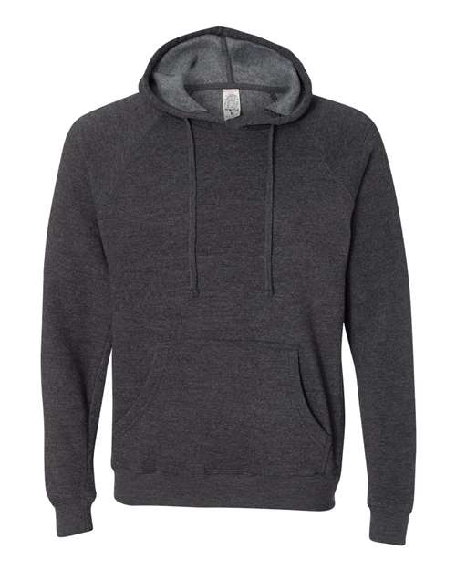Independent Trading Co. PRM33SBP Special Blend Raglan Hooded Sweatshirt #color_Carbon
