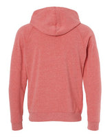 Independent Trading Co. PRM33SBP Special Blend Raglan Hooded Sweatshirt #color_Pomegranate