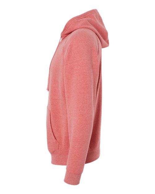 Independent Trading Co. PRM33SBP Special Blend Raglan Hooded Sweatshirt #color_Pomegranate