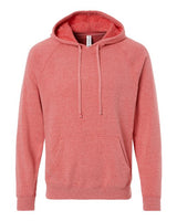 Independent Trading Co. PRM33SBP Special Blend Raglan Hooded Sweatshirt #color_Pomegranate
