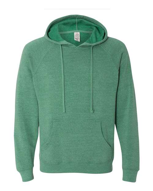 Independent Trading Co. PRM33SBP Special Blend Raglan Hooded Sweatshirt #color_Sea Green