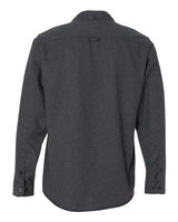 Burnside BU8200 Men's Solid Flannel Shirt #color_CHARCOAL