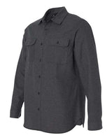 Burnside BU8200 Men's Solid Flannel Shirt #color_CHARCOAL