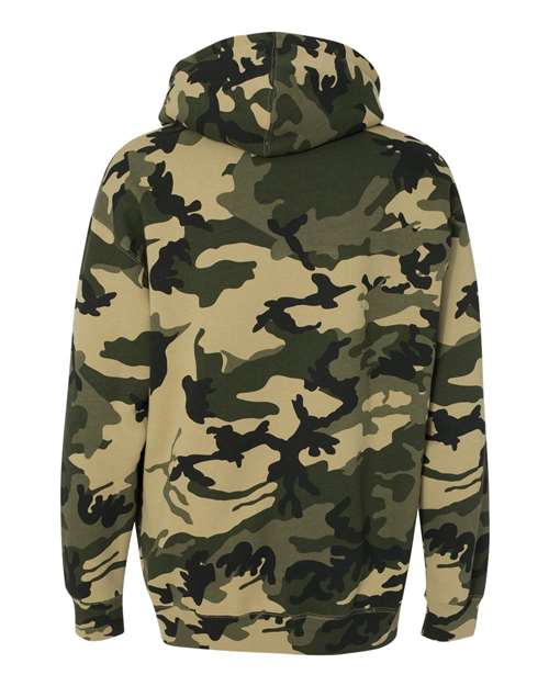 Independent Trading Co. IND4000 Heavyweight Hooded Sweatshirt #color_Army Camo