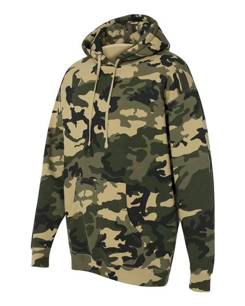 Independent Trading Co. IND4000 Heavyweight Hooded Sweatshirt #color_Army Camo
