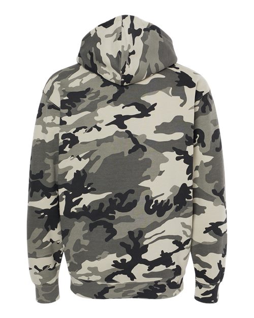 Independent Trading Co. IND4000 Heavyweight Hooded Sweatshirt #color_Snow Camo