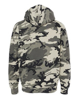Independent Trading Co. IND4000 Heavyweight Hooded Sweatshirt #color_Snow Camo