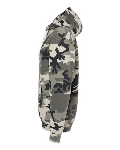 Independent Trading Co. IND4000 Heavyweight Hooded Sweatshirt #color_Snow Camo