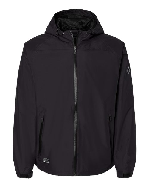 Dri Duck 5335 Adult Torrent Softshell Hooded Jacket #color_BLACK
