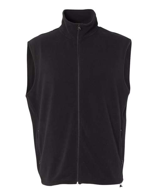 Sierra Pacific 3310 Microfleece Full-Zip Vest #color_Onyx Black